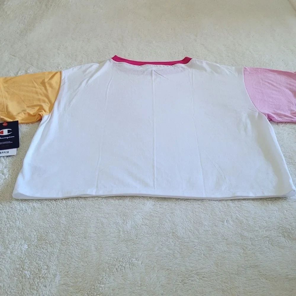 Champion🏆Cropped Color Block Tee👕 - NWT - Picture 15 of 16